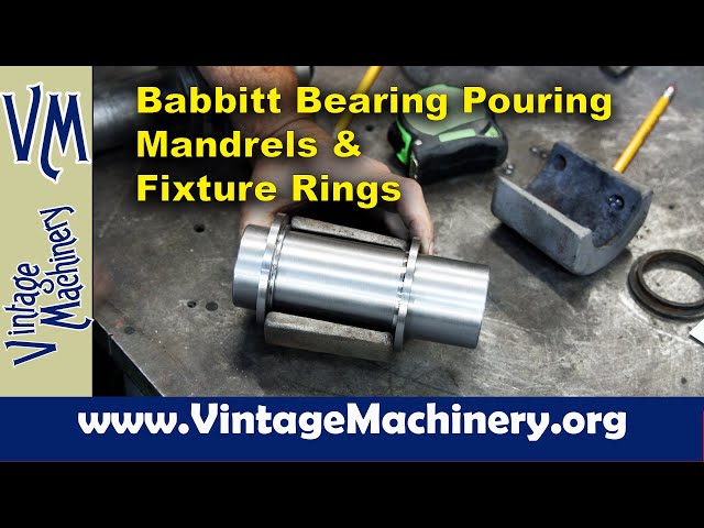 Machining Cane Mill Babbitt Bearing Pouring Mandrels and Positioning Rings