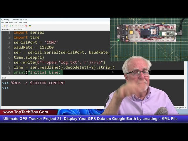 Ultimate GPS Tracker Project - Display Your GPS Data on Google Earth by Creating a KML File - Project 21