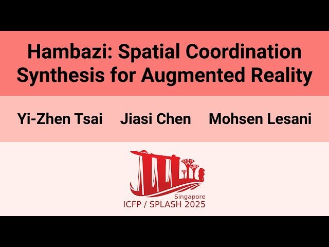 Hambazi - Spatial Coordination Synthesis for Augmented Reality