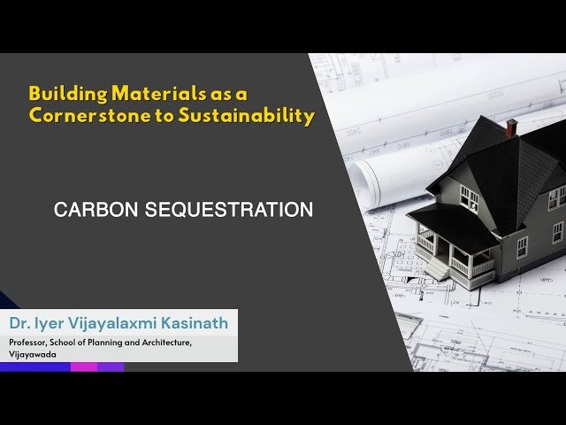 Carbon Sequestration in Construction: Building Materials and Case Studies