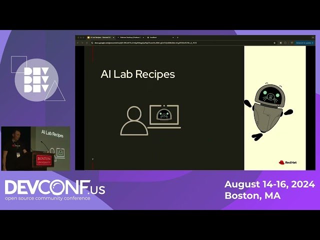 AI Lab Recipes: Cooking up AI Applications on your Laptop