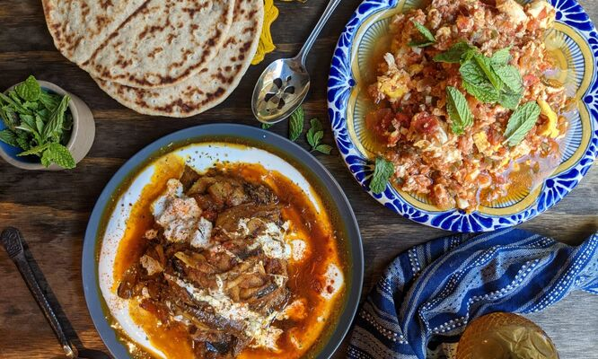 Afghan Cooking with Nawida: Online Workshop (Spring) (Live Online)