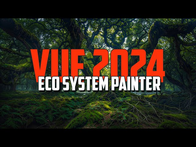 True 3D Digital Artist Drawing Tool in Vue 2024 - Ecosystem Painter Tutorial