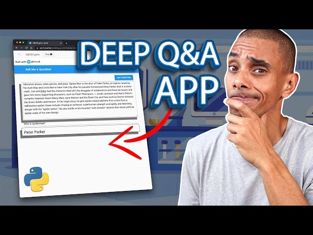Build a Deep Q&A Web App with Transformers and Anvil - Python Deep Learning App