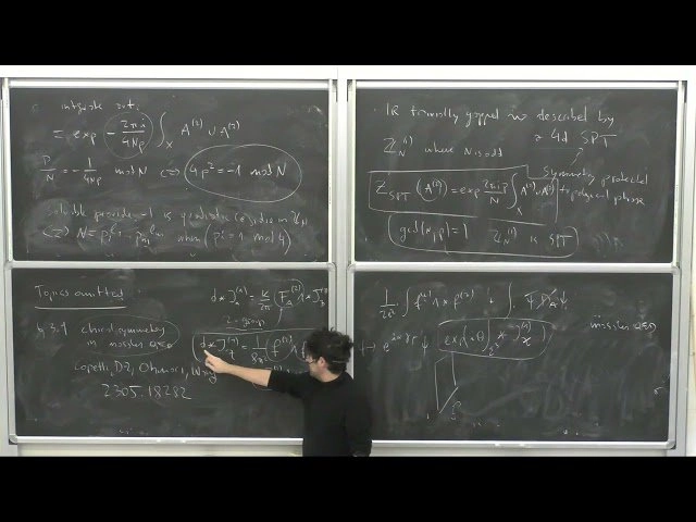 Introduction to Generalized Global Symmetries - Lecture 7